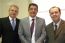 Edmar Bull, presidente del Consejo de Administracin de la Abracorp; Vinicius Lages, ministro de Turismo, y Antonio Azevedo, presidente de la ABAV Nacional.
